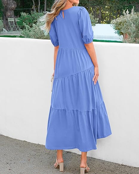 ⏰HOT SALE-Women's Summer Casual Midi Dress （BUY 2 FREE SHIPPING)