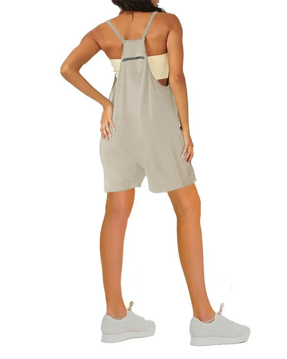 2023 Hot Sale 🔥Summer Short Jumpsuit with Pockets (Buy 3 Free Shipping)