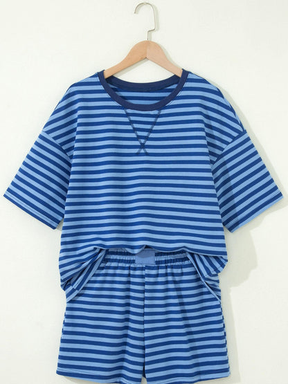 Women's Cozy 2-Piece Ribbed Shorts Set