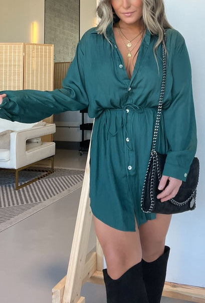 ✨ Satin Covered Nights Romper Dress Set (Buy 2 Free Shipping)