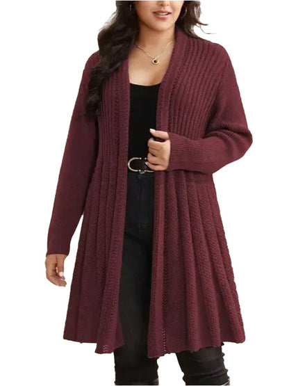 Fall Textured Layering Cardigan