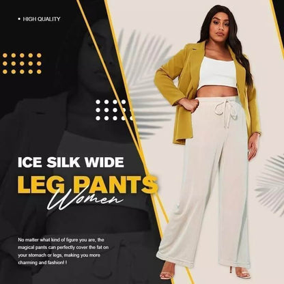 2023 Ladies Ice Silk Wide Leg Pants (Get 3 Pants For Only $39.98)
