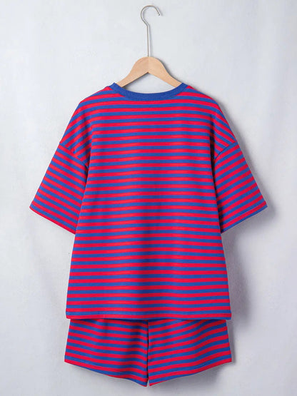 Women's Cozy 2-Piece Ribbed Shorts Set
