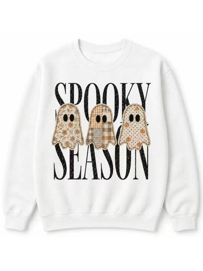 🎃Spooky Season Ghost Graphic Halloween Sweatshirt