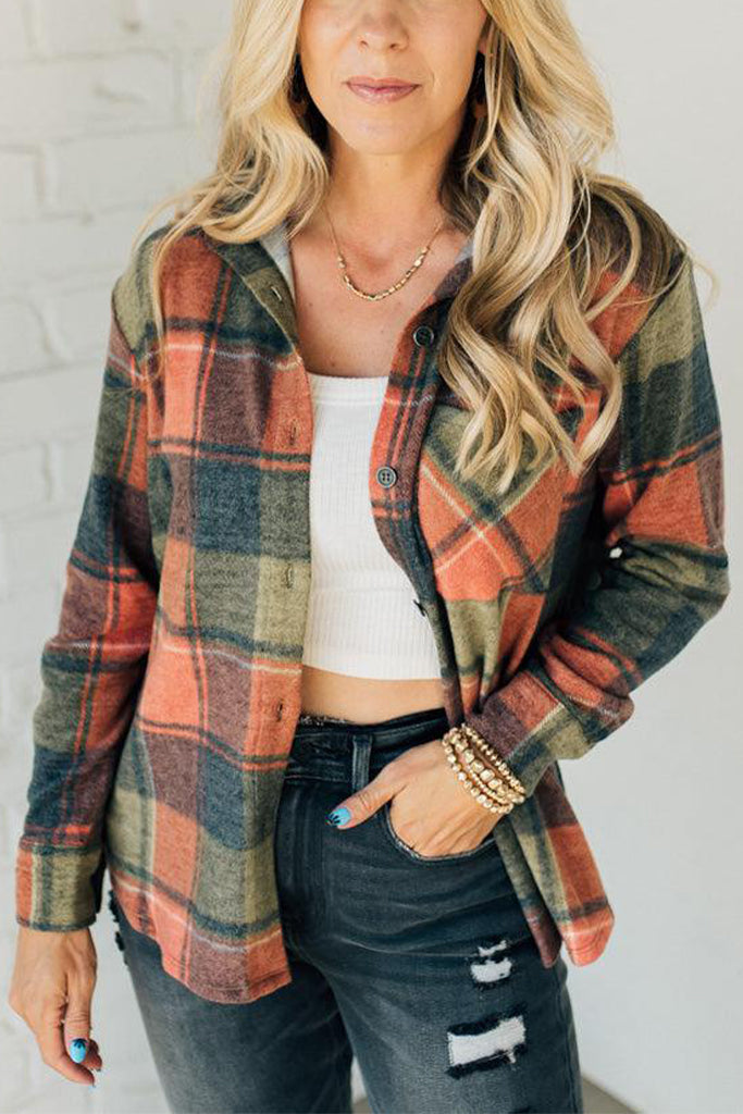 Women's Channing Brushed Plaid Top