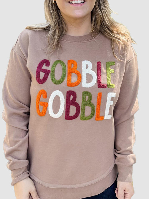 Thanksgiving Graphic Crew Neck Pullover