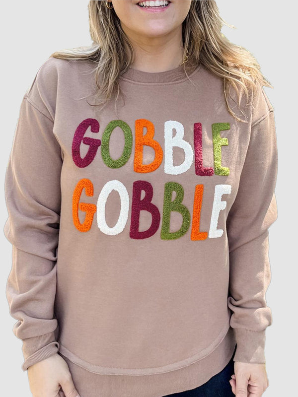 Thanksgiving Graphic Crew Neck Pullover