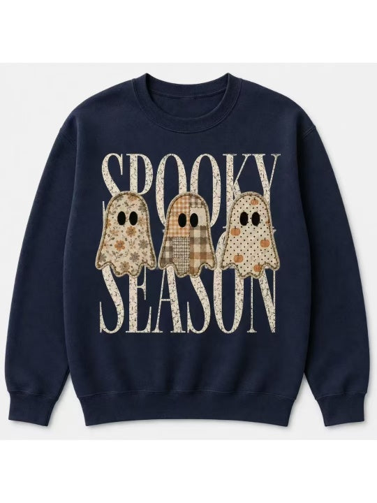 🎃Spooky Season Ghost Graphic Halloween Sweatshirt