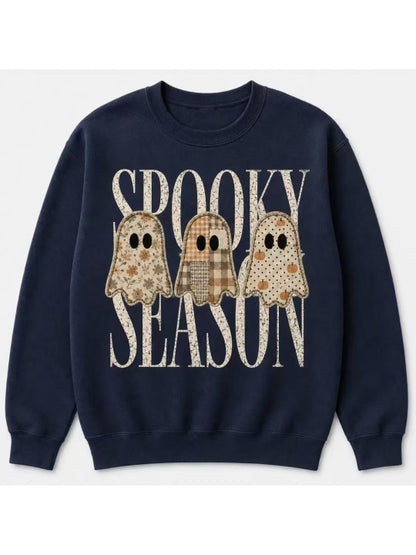 🎃Spooky Season Ghost Graphic Halloween Sweatshirt
