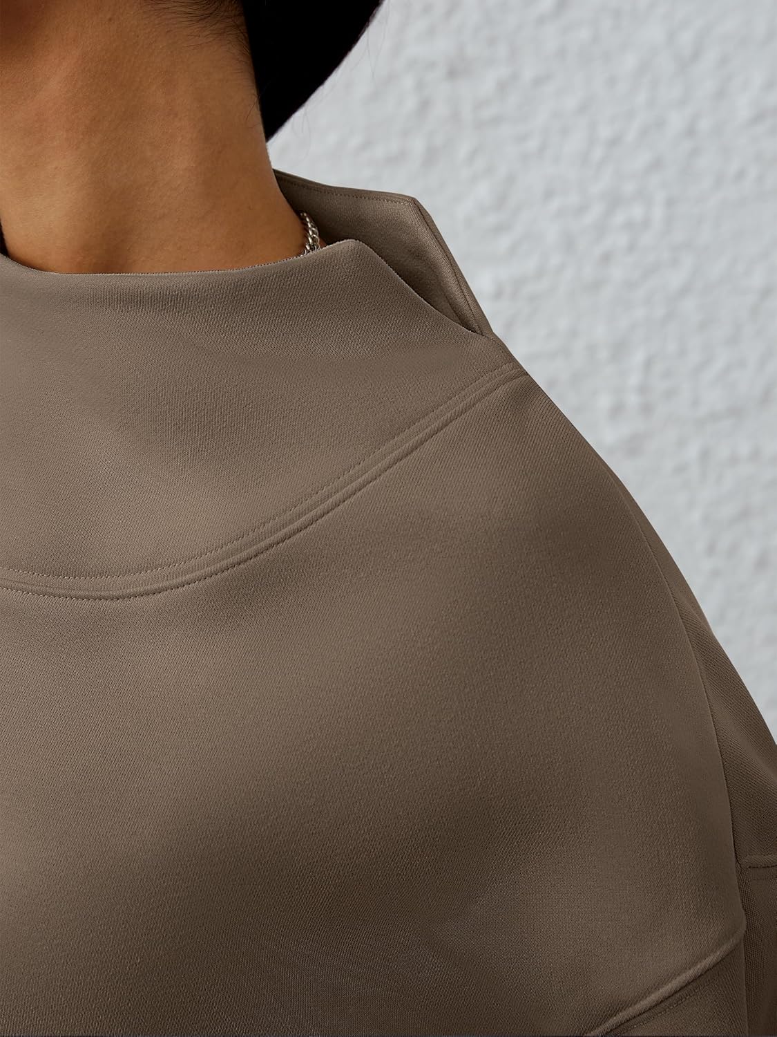 Womens Oversized Sweatshirts Turtleneck Pullover Long Sleeve Hoodies Tops