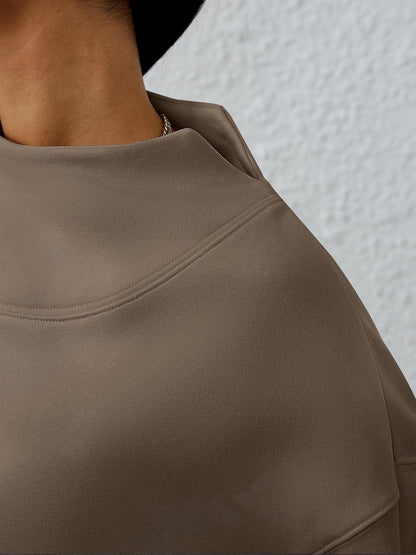 Womens Oversized Sweatshirts Turtleneck Pullover Long Sleeve Hoodies Tops