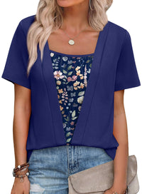Navy Floral
