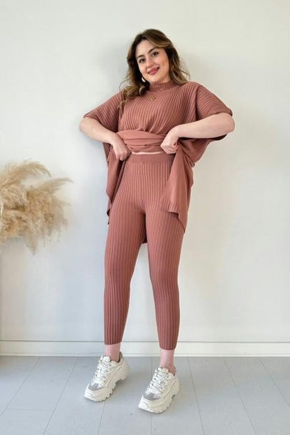 ⏰Clearance Sale 50% Knitted Two-piece Set(Buy 2 Free Shipping)