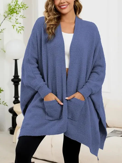Women's Sherpa Wearable Blanket Poncho