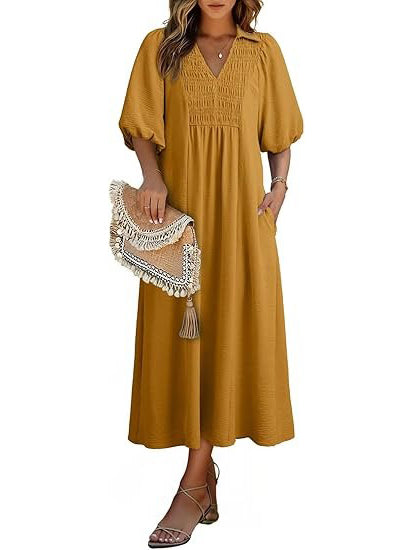 ⏰Hot Sale-Women's Summer Flowy A-Line Maxi Dress