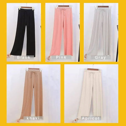 2023 Ladies Ice Silk Wide Leg Pants (Get 3 Pants For Only $39.98)