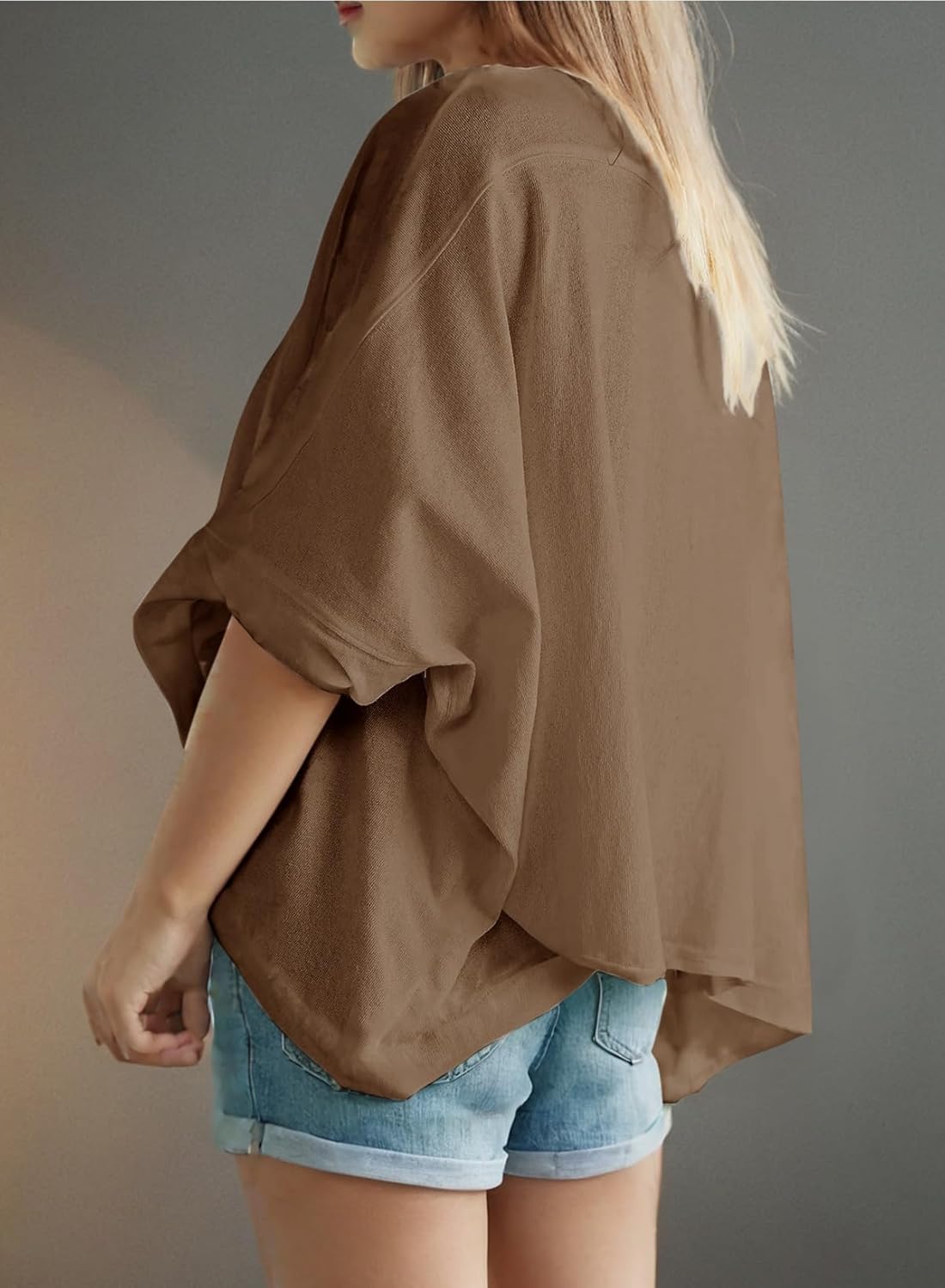 ⏰Hot Sale-Women's Summer Causal Short Sleeve Loose Basic Tees