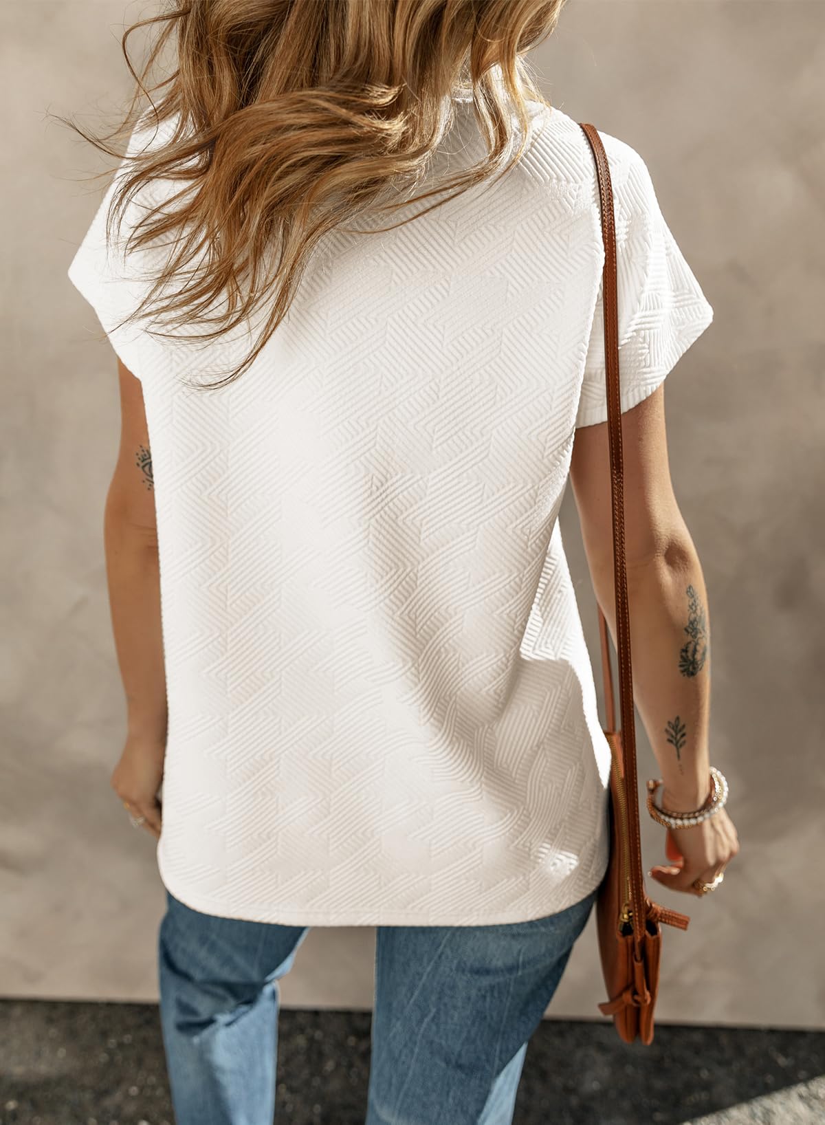✨ Women's Casual Collared V Neck Short Sleeve T Shirt