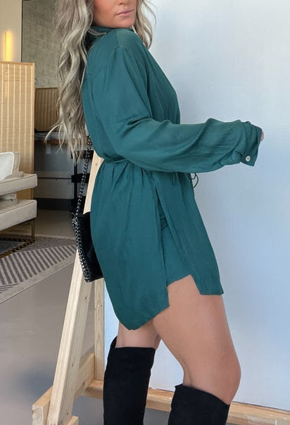 ✨ Satin Covered Nights Romper Dress Set (Buy 2 Free Shipping)