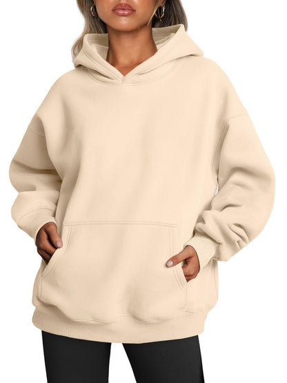 Women's Oversized Fleece Hooded Sweatshirt (Buy 2 Free Shipping)
