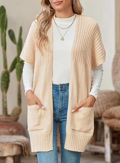 ✨Women's Lightweight Short Sleeve Knitted Cardigan