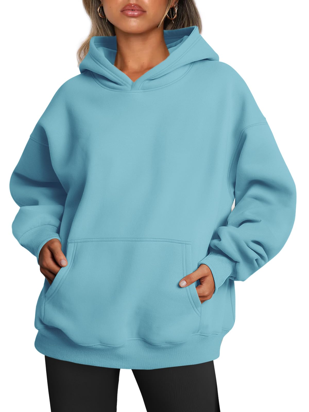 Women's Oversized Fleece Hooded Sweatshirt (Buy 2 Free Shipping)