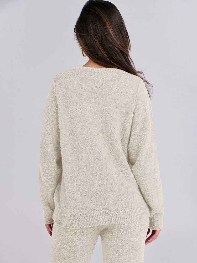 ✨Fuzzy Fleece Lounge Sets 2 Piece Outfits