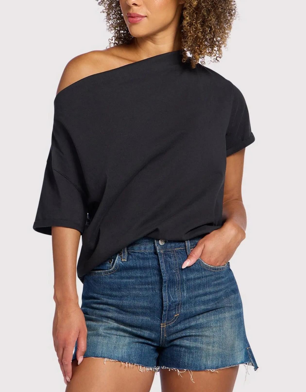 Soft Stretch Off-Shoulder Shirt for Women – Trendy, Comfortable & Effortlessly Stylish