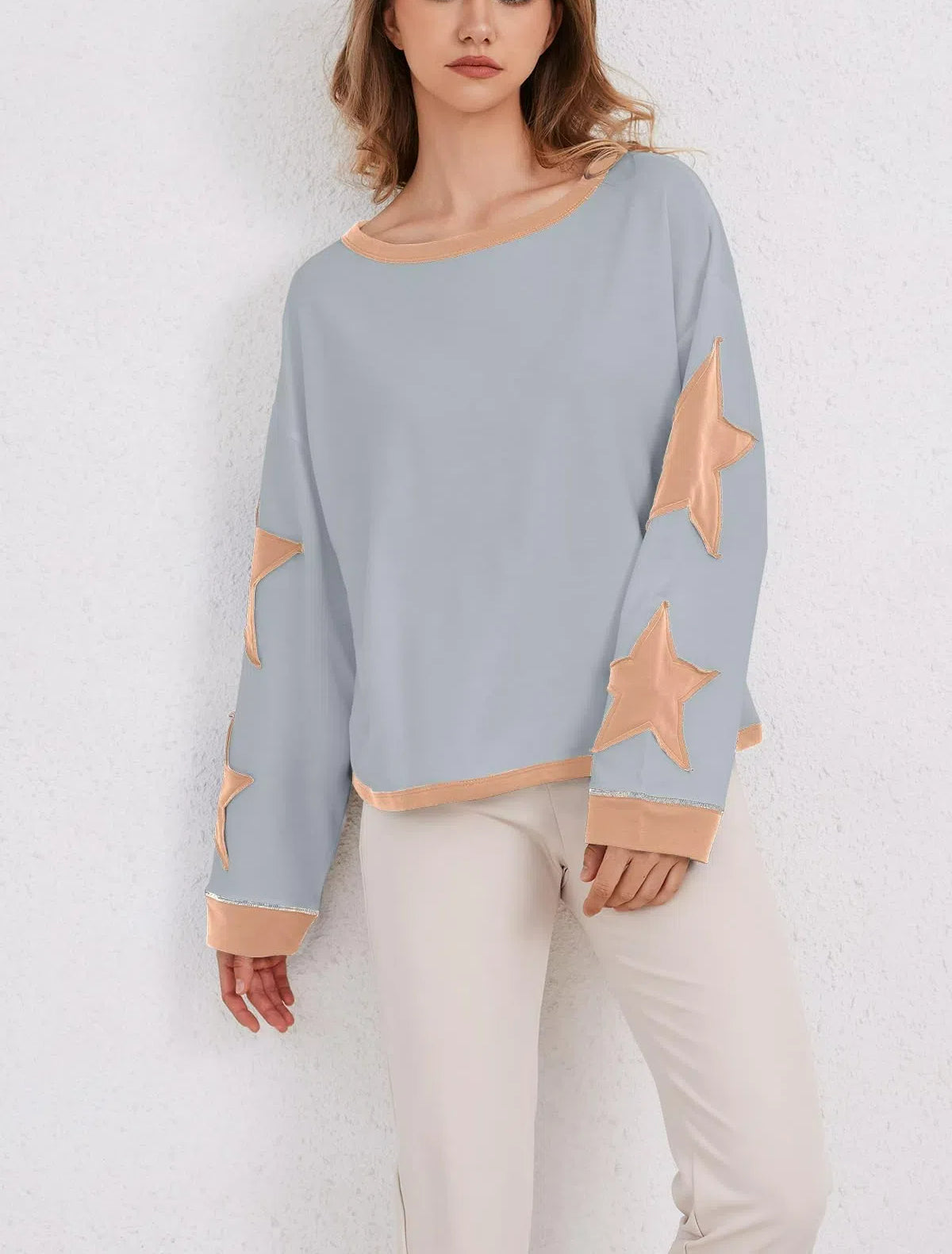 Star Graphic Oversized Sweatshirts for Women (Buy 2 Free Shipping)