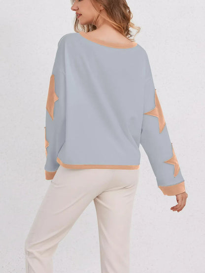 Star Graphic Oversized Sweatshirts for Women (Buy 2 Free Shipping)