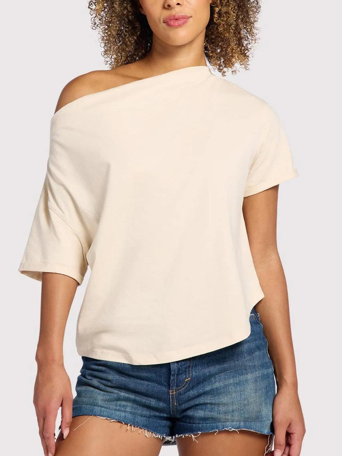 Soft Stretch Off-Shoulder Shirt for Women – Trendy, Comfortable & Effortlessly Stylish