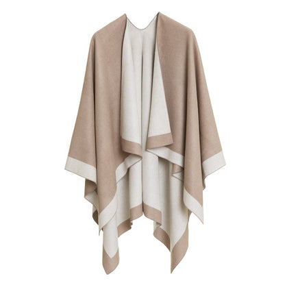 Women's Shawl Wrap Poncho Cape Cardigan Sweater Open Front