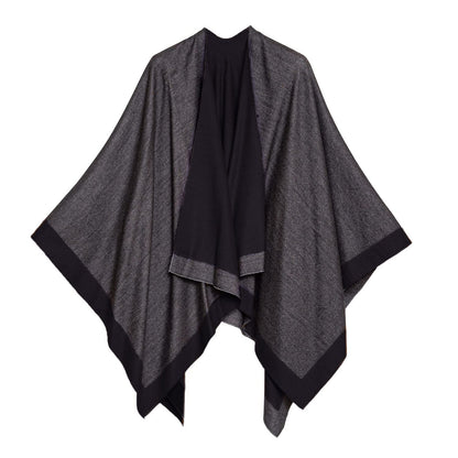 Women's Shawl Wrap Poncho Cape Cardigan Sweater Open Front