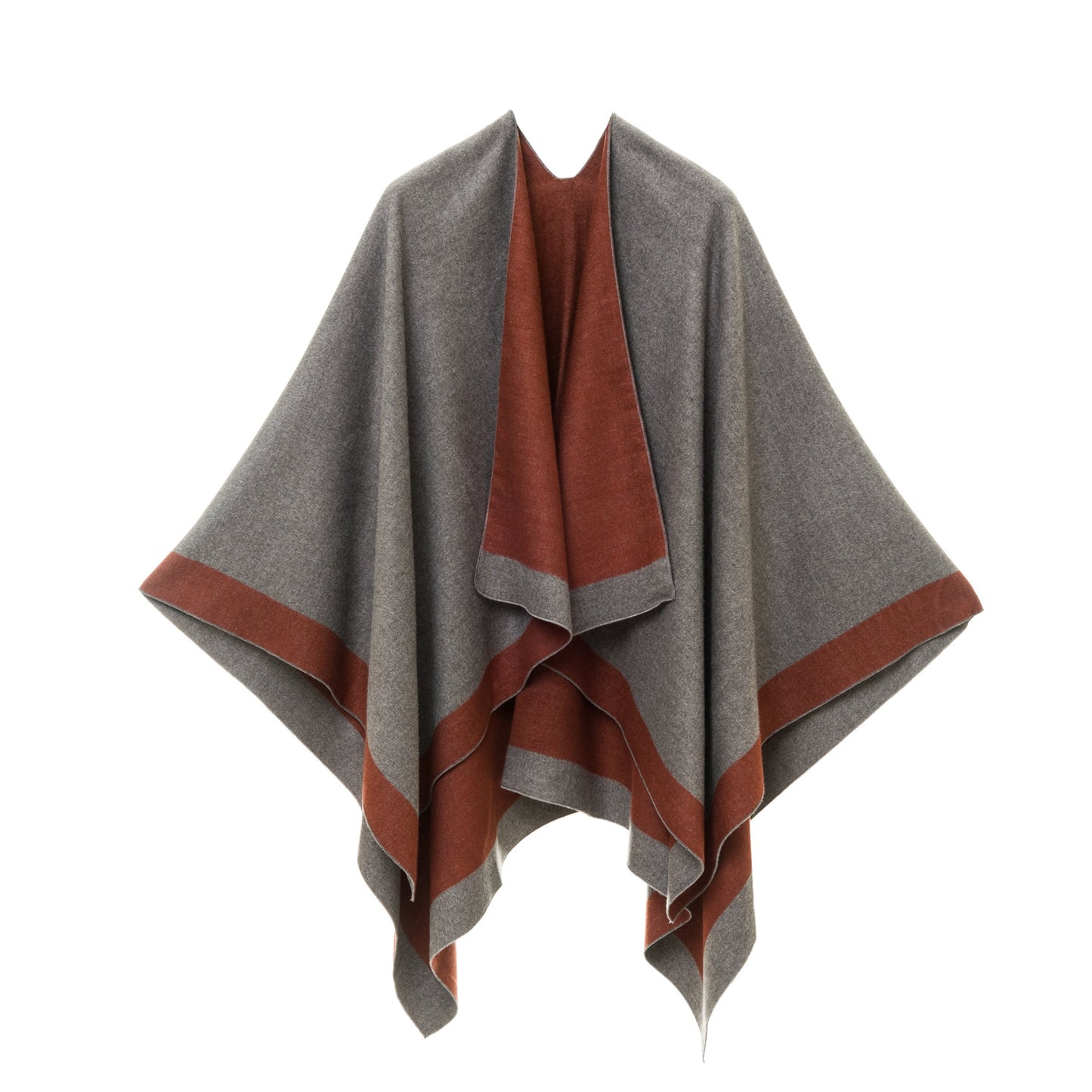 Women's Shawl Wrap Poncho Cape Cardigan Sweater Open Front