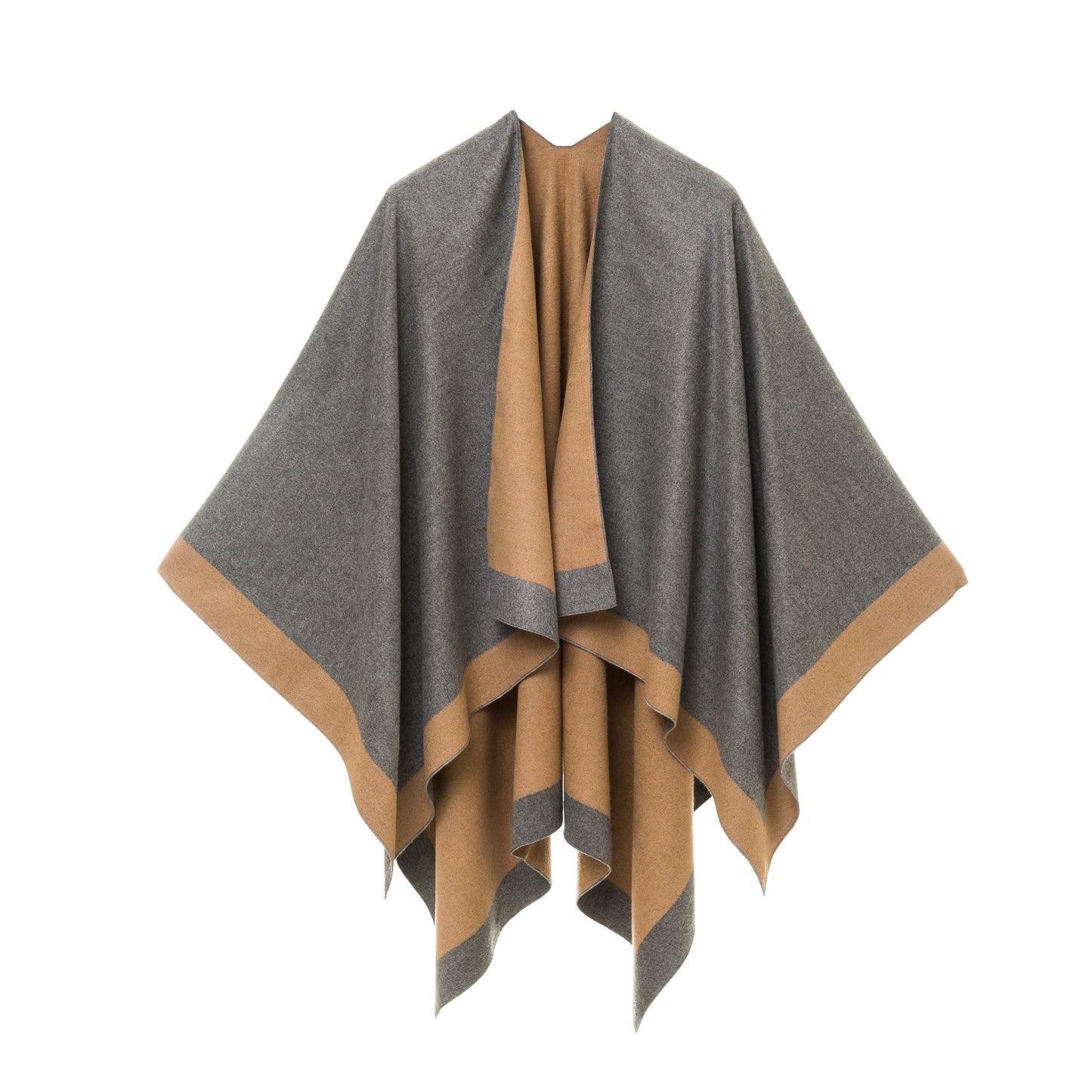 Women's Shawl Wrap Poncho Cape Cardigan Sweater Open Front