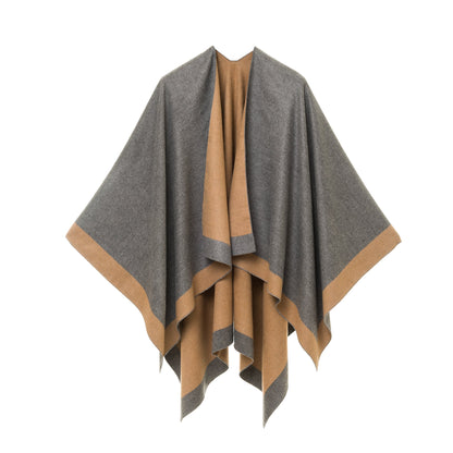 Women's Shawl Wrap Poncho Cape Cardigan Sweater Open Front