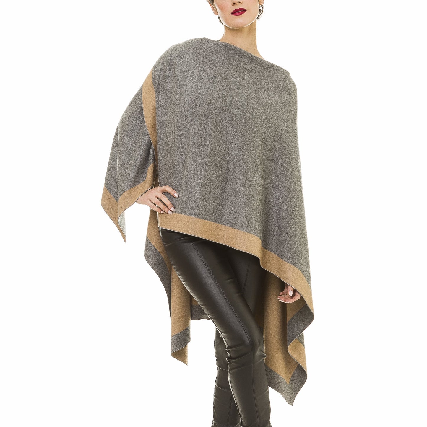 Women's Shawl Wrap Poncho Cape Cardigan Sweater Open Front