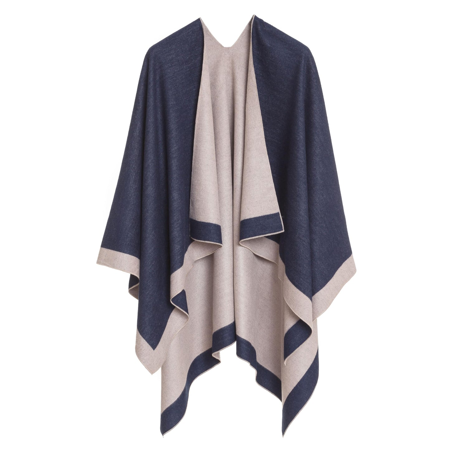 Women's Shawl Wrap Poncho Cape Cardigan Sweater Open Front