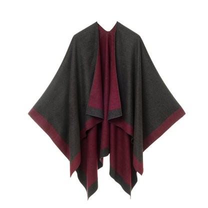 Women's Shawl Wrap Poncho Cape Cardigan Sweater Open Front