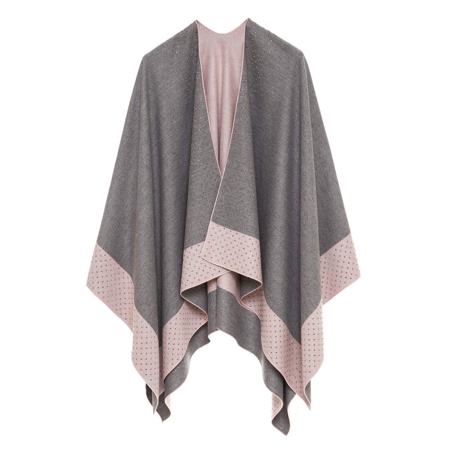 Women's Shawl Wrap Poncho Cape Cardigan Sweater Open Front
