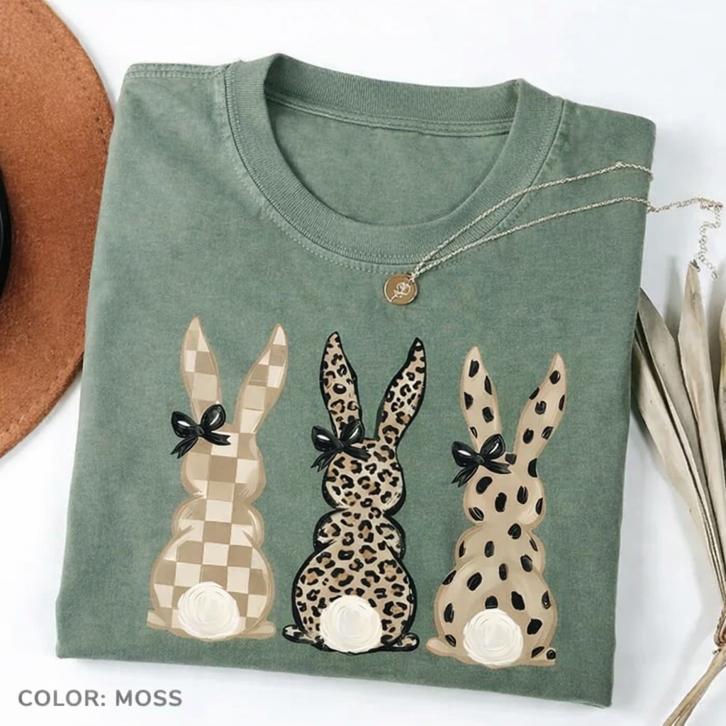 Leopard Checkered Patterns Coquette T-shirt