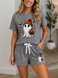 Grey Shorts Set