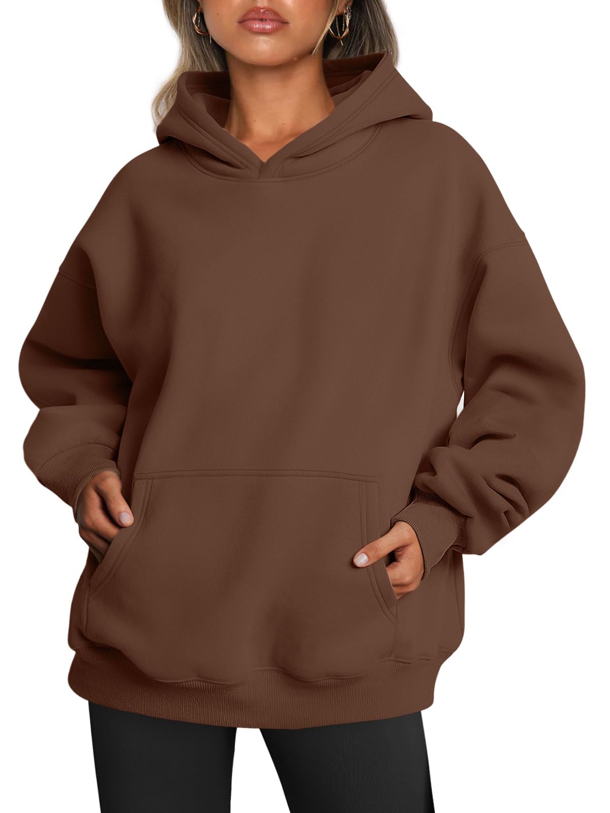 Women's Oversized Fleece Hooded Sweatshirt (Buy 2 Free Shipping)