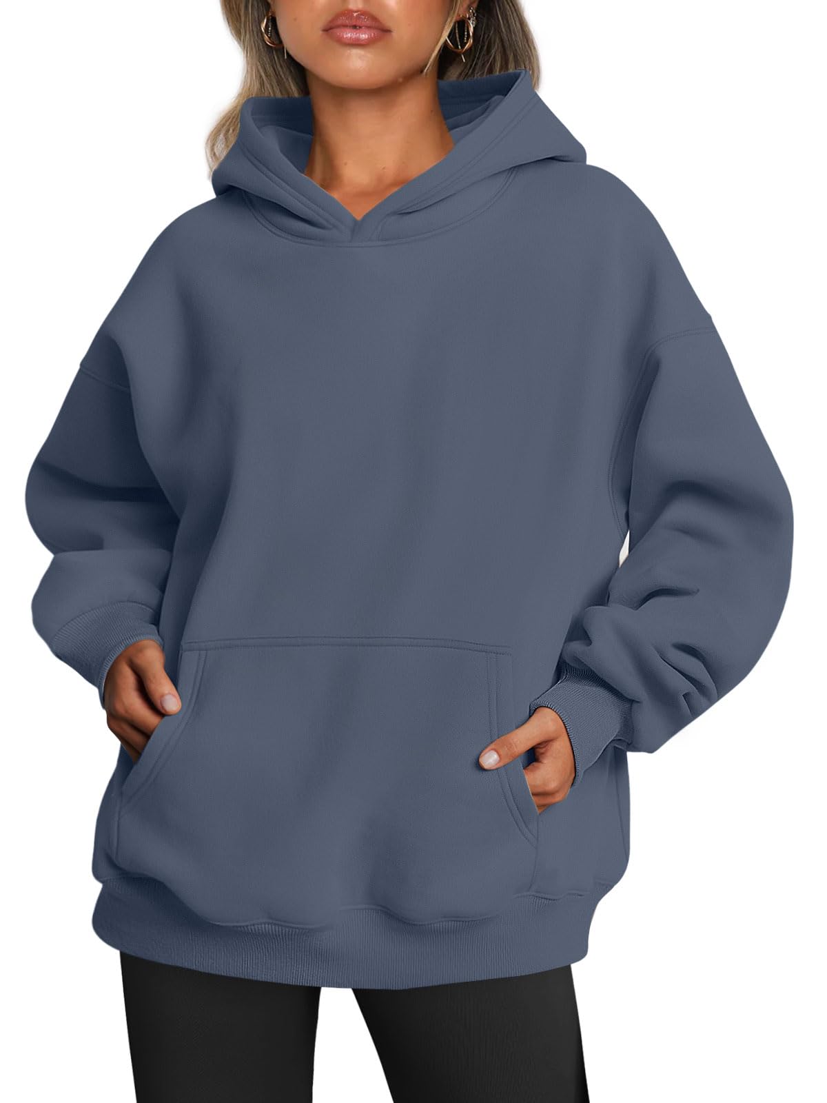 Women's Oversized Fleece Hooded Sweatshirt (Buy 2 Free Shipping)