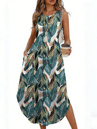 Floral Palm Leaf