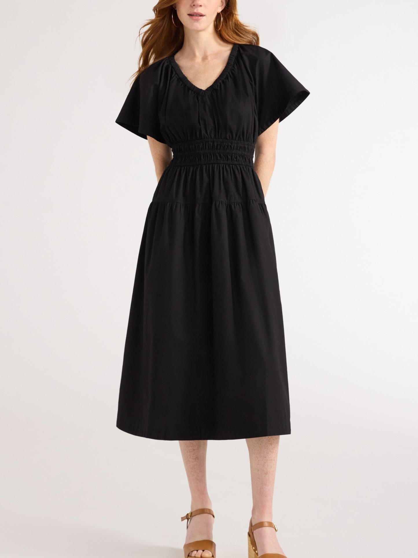 💃Women's Denim Lightweight Tiered Midi Dress (Buy 2 Free Shipping)