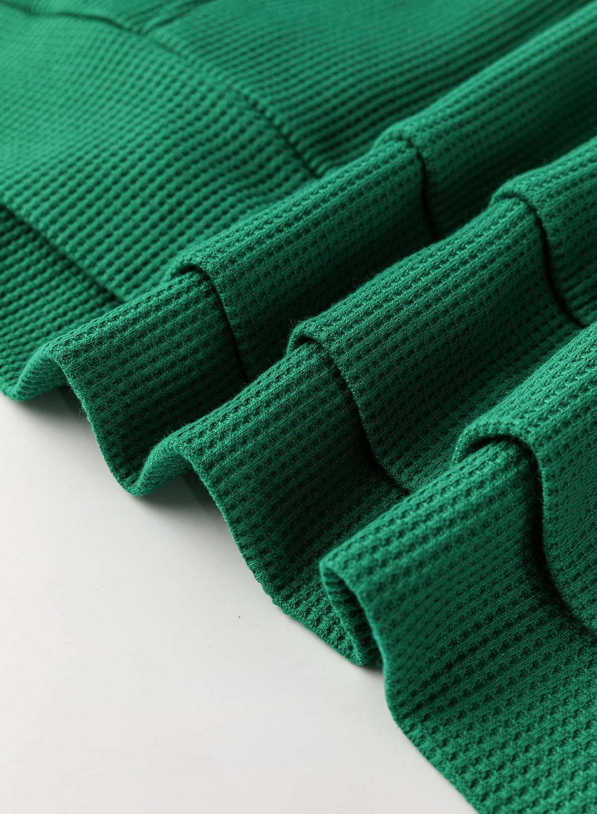 ✨Oversized Hoodies for Women Waffle Knit Drawstring Side Slit Pullover Sweatshirts with Pocket (Final Days: Big Savings!!!)