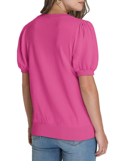 ✨Women's Lightweight Puff Short Sleeve Sweater