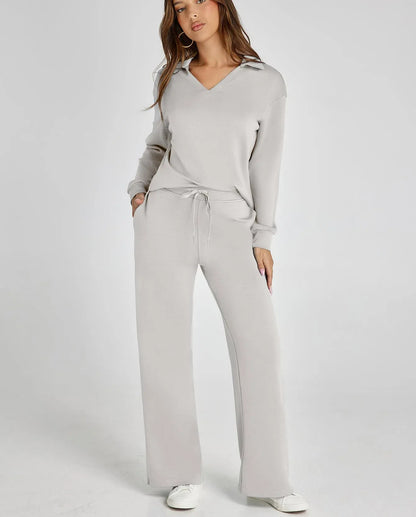 Women's 2 Piece Sets Outfits Casual Long Sleeve Sweatsuits  Sets (Same as in the video)