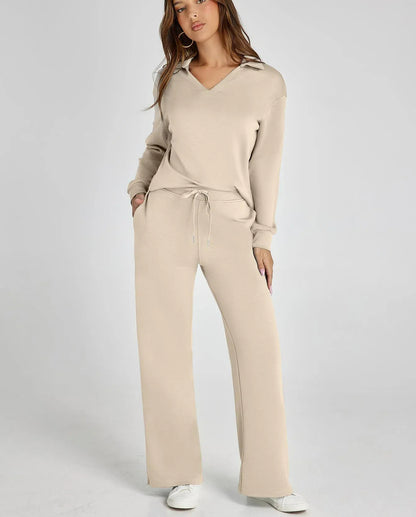 Women's 2 Piece Sets Outfits Casual Long Sleeve Sweatsuits  Sets (Same as in the video)